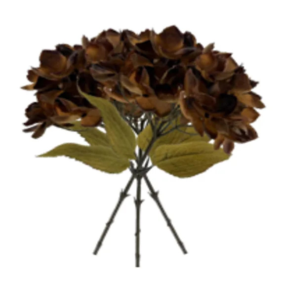 My Texas House Faux Hydrangea Bundle, Brown, 19.69" | Walmart (US)