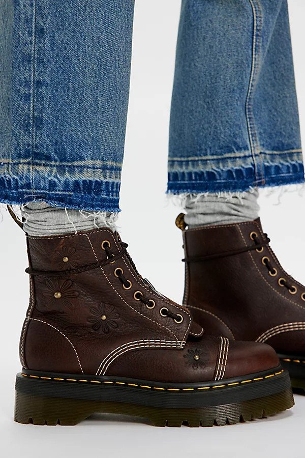 Dr. Martens Sinclair Floral Boots | Free People (Global - UK&FR Excluded)