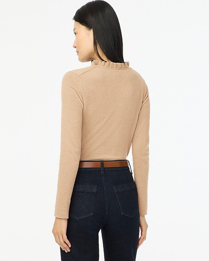 Ruffleneck sweater | J.Crew Factory