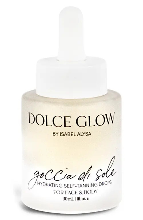 Dolce Glow by Isabel Alysa Goccia di Sole Hydrating Self-Tanning Serum Drops for Face & Body at Nordstrom, Size 1 Oz | Nordstrom