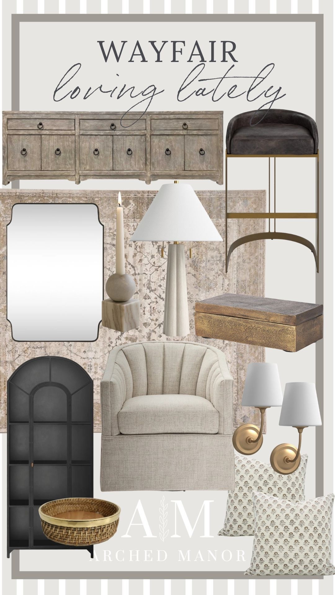 Fresh wayfair finds as we head into 2026! Loving these cozy neutrals for winter and this chair is gorgeous! 

#LTKSeasonal #LTKHome