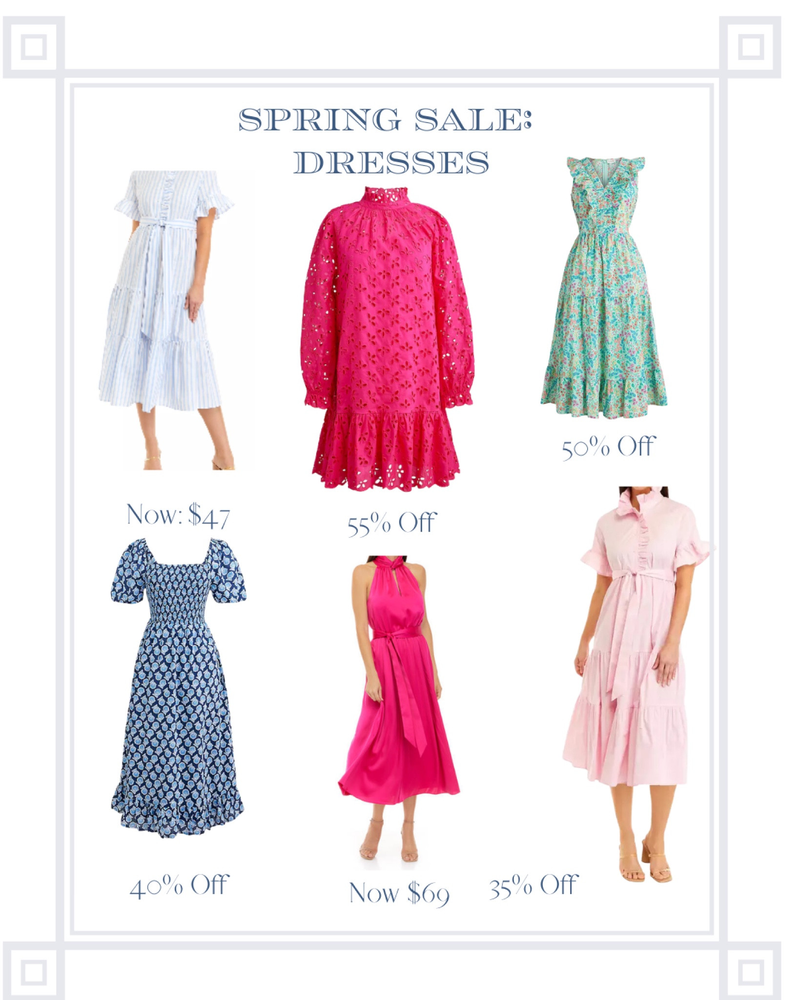 Spring Sale Finds!
Perfect for wearing as a wedding guest, work dress, or next week for your Easter dress!
I used to not be a pink dress person but have been liking it recently! Follow for more home decor and fashion inspo🎀



Pastel dresses, Church Dresses, Sale finds, sale dresses, church outfit, hot pink dress, colorful dress, pastel dresses, work dress, j crew, salefinds, coastal fashion, spring sale dresses, budget friendly fashion 

#LTKstyletip #LTKsalealert #LTKFind