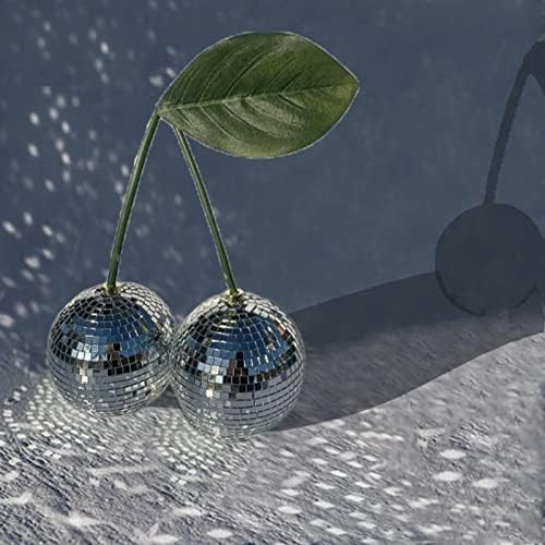 2022 New Cherry Shaped Disco Ball Decor Handmade Mirror Glass Brick Cherry Disco Ball Bar Party H... | Amazon (US)