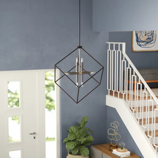 Cooksey 8 - Light Square / Rectangle Geometric Chandelier | Wayfair North America
