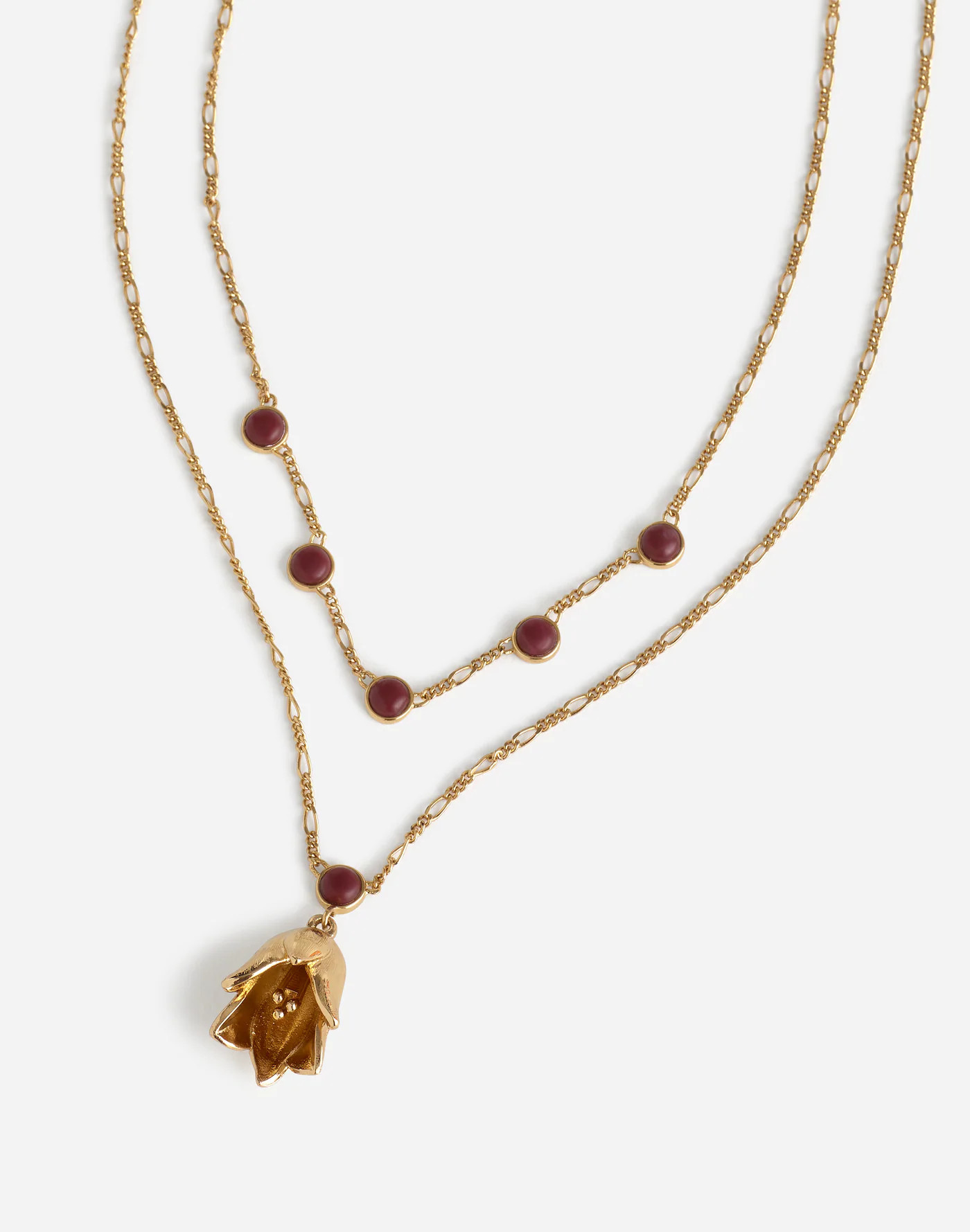 Two-Pack Semiprecious Lily Necklace Set | Madewell | Madewell