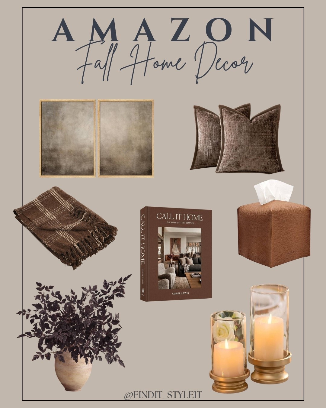 Fall neutral home decor filled with brown hues and cozy textures. 

#coffeetabledecor
#coffeetablebook
#neutraldecor
#ltkhome
#ltkxprime
#amazonhome
#falldecor
#ltkseasonal 
#neutralhome
#neutralhomedecor #ltkfindsunder50 #ltkfindsunder100

#LTKcanada #LTKgiftguide #LTKcasa