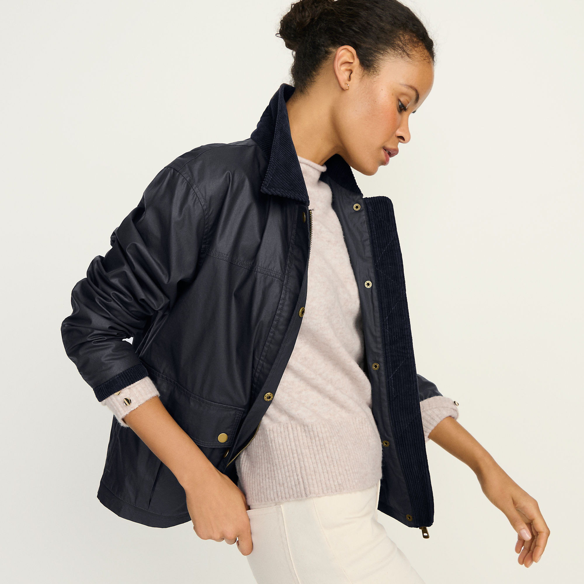Women's Waxed Cotton Barn Jacket | Lands' End (US)