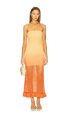Significant Other Amaya Strapless Dress in Horizon from Revolve.com | Revolve Clothing (Global)