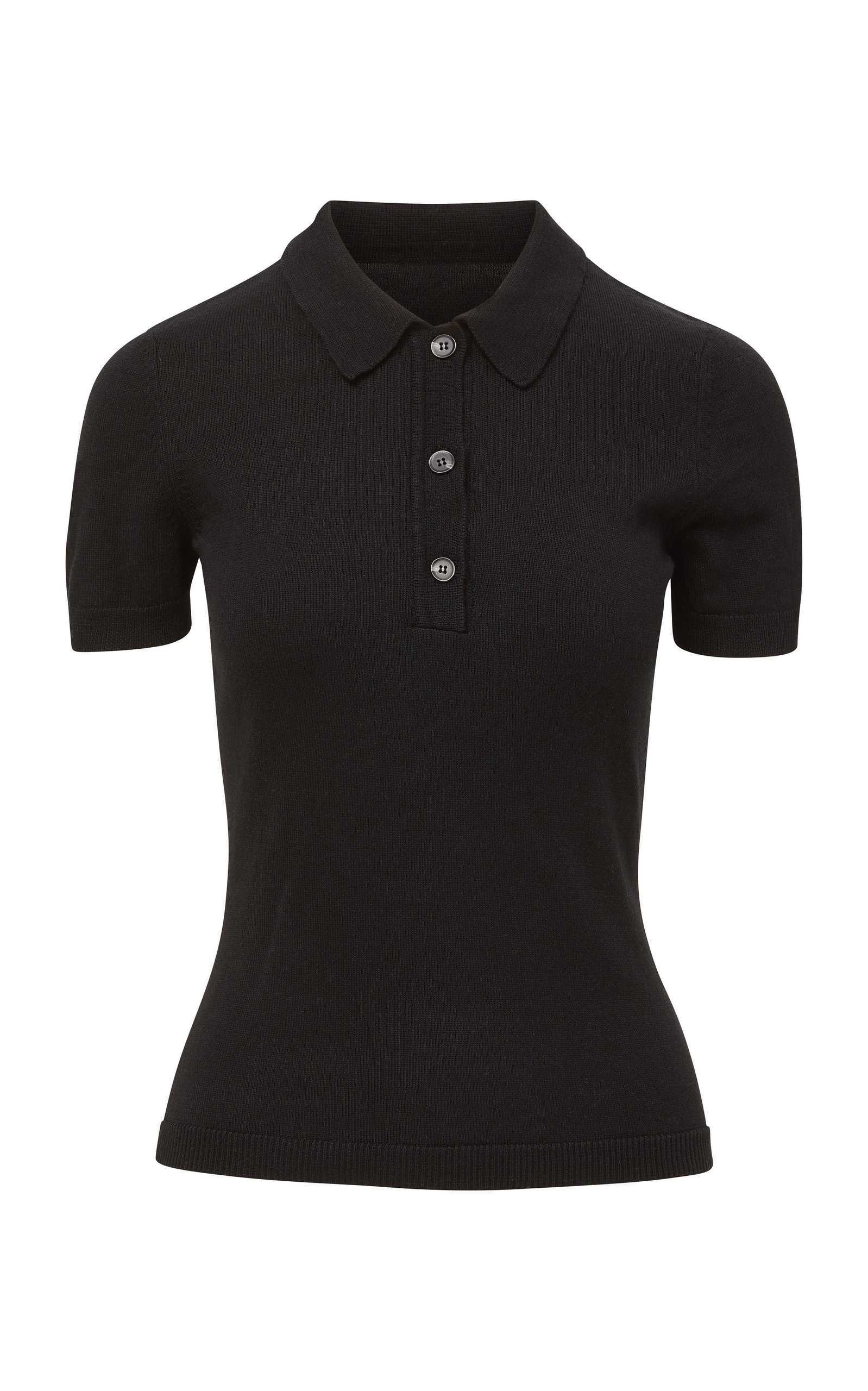 Classic Polo Silk-Cashmere Top | Moda Operandi (Global)