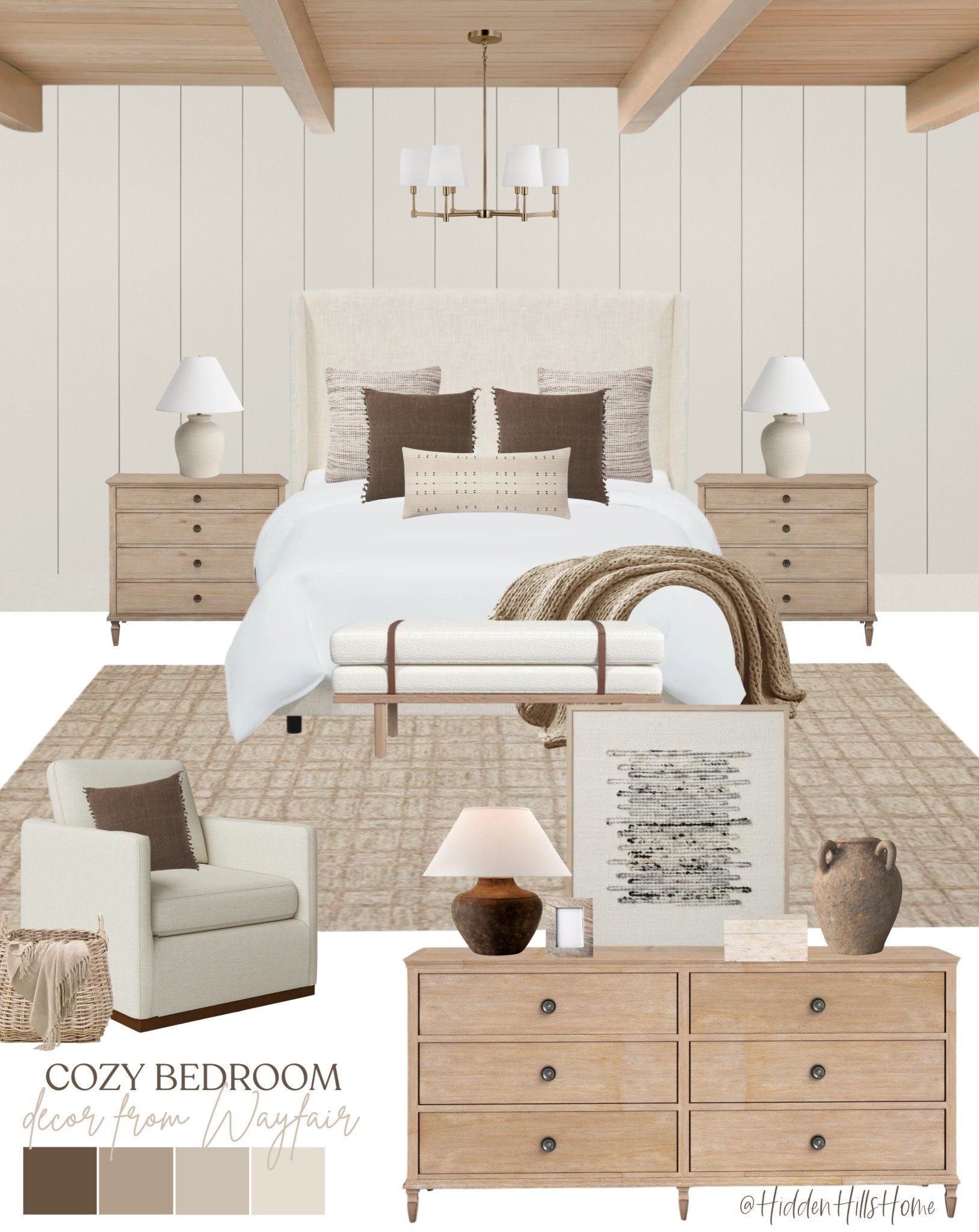 Bedroom design ideas, bedroom mood board, primary bedroom, bed, nightstands, dresser #bedroom

#LTKHome #LTKSaleAlert #LTKSeasonal
