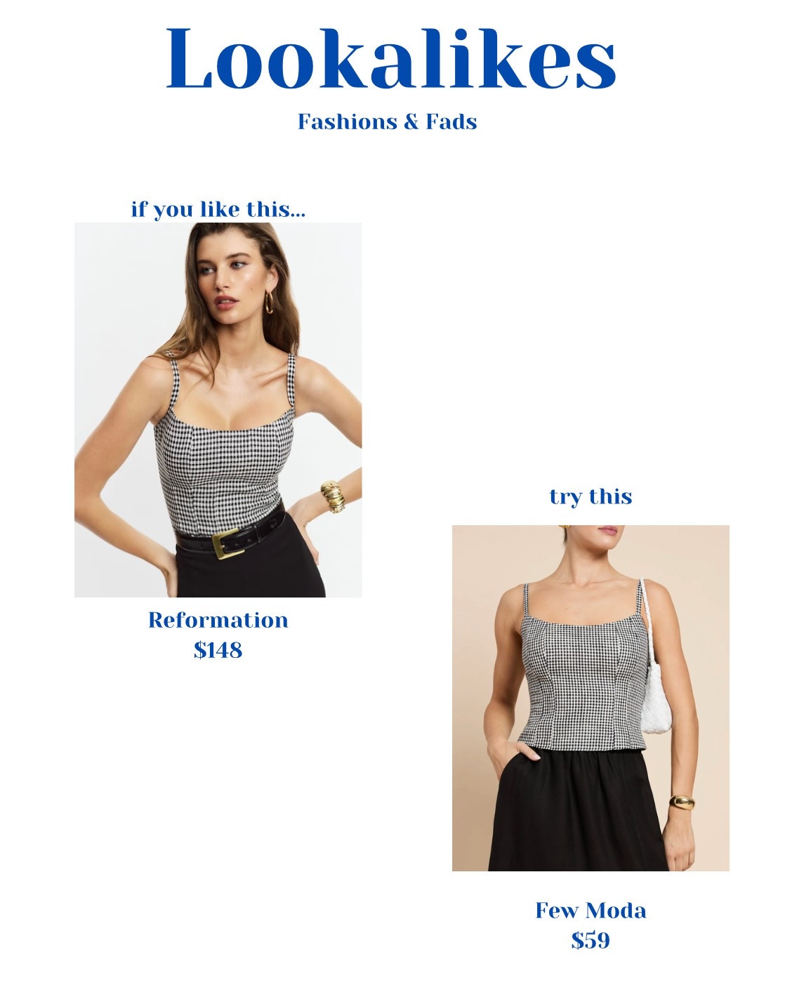 Obsessed with this Reformation top! Shop the dupe now


Going out top
Fun tip
Party top
Printed top
Printed top
Summer outfit
Summer top
Spring top
Spring outfit
Summer style
Spring style
Cute tops
Gingham top
Tank top
Reformation top
Reformation tanks
Few moda


#LTKFindsUnder100 #LTKStyleTip