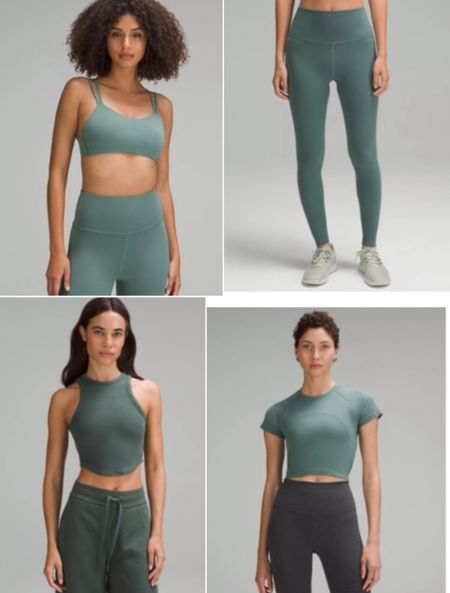 New lululemon color! I got a 4 in the tops and a 2 in the leggings 