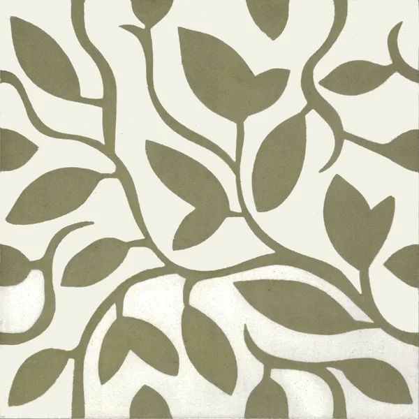 Fine Vine 8" x 8" Cement Field Tile | Wayfair North America