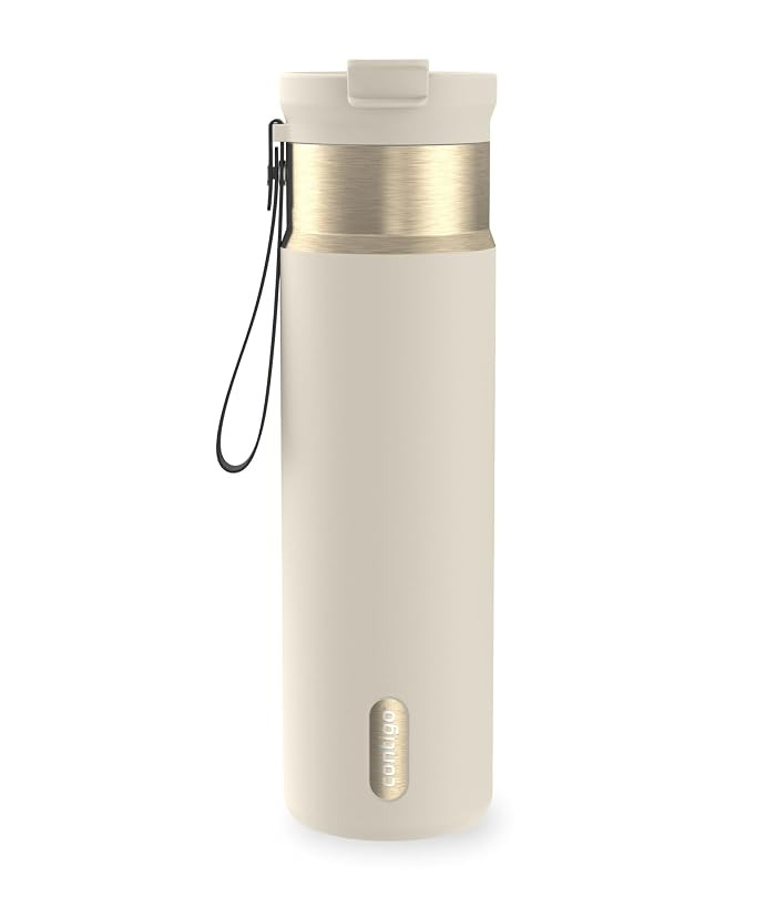 Contigo DualSip Stainless Steel Vacuum-Insulated Water Bottle, 24 oz Outdoor Sports Equipment Abyss Bronze: 24oz | Zappos.com