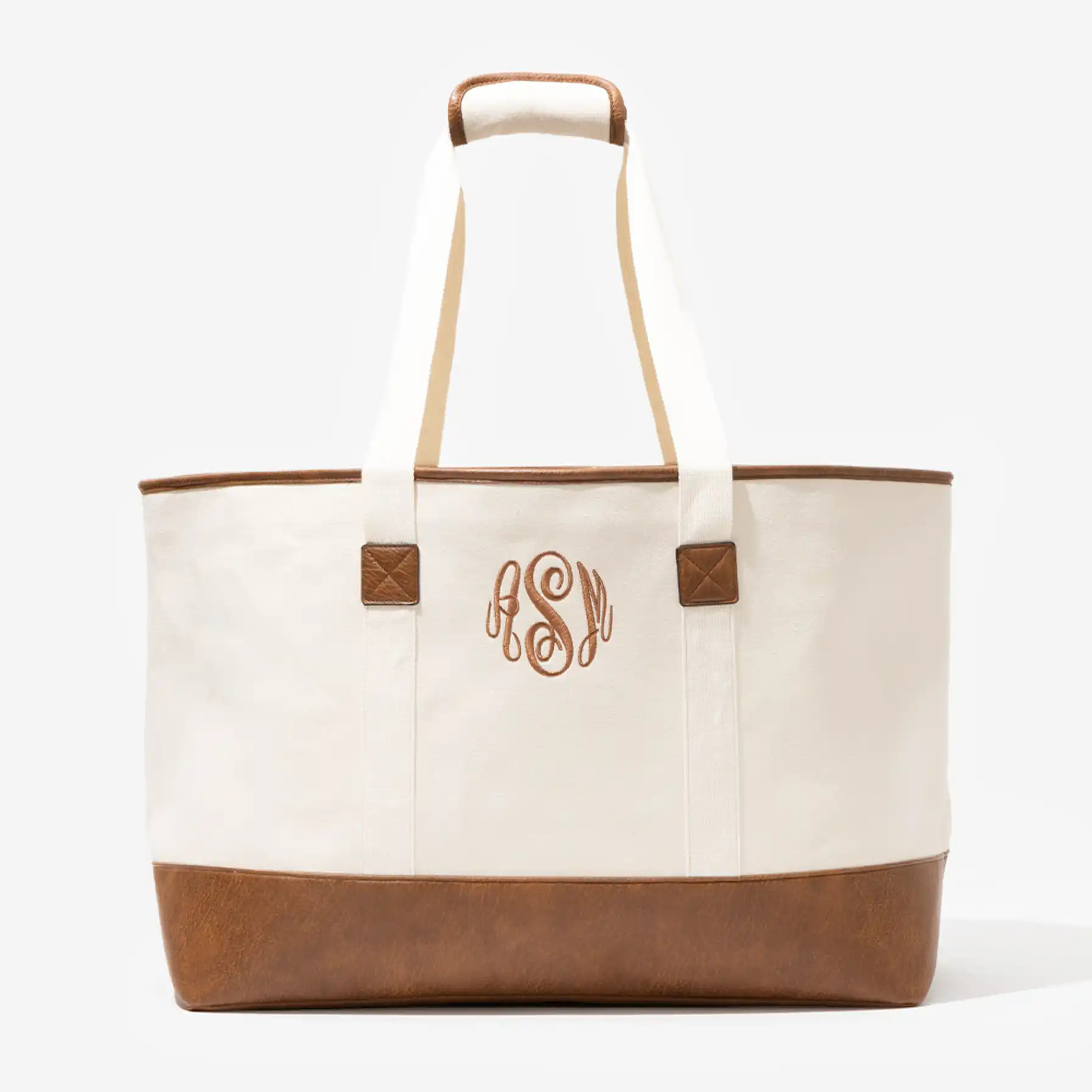 Monogrammed Extra Large Tote Bag | Marleylilly