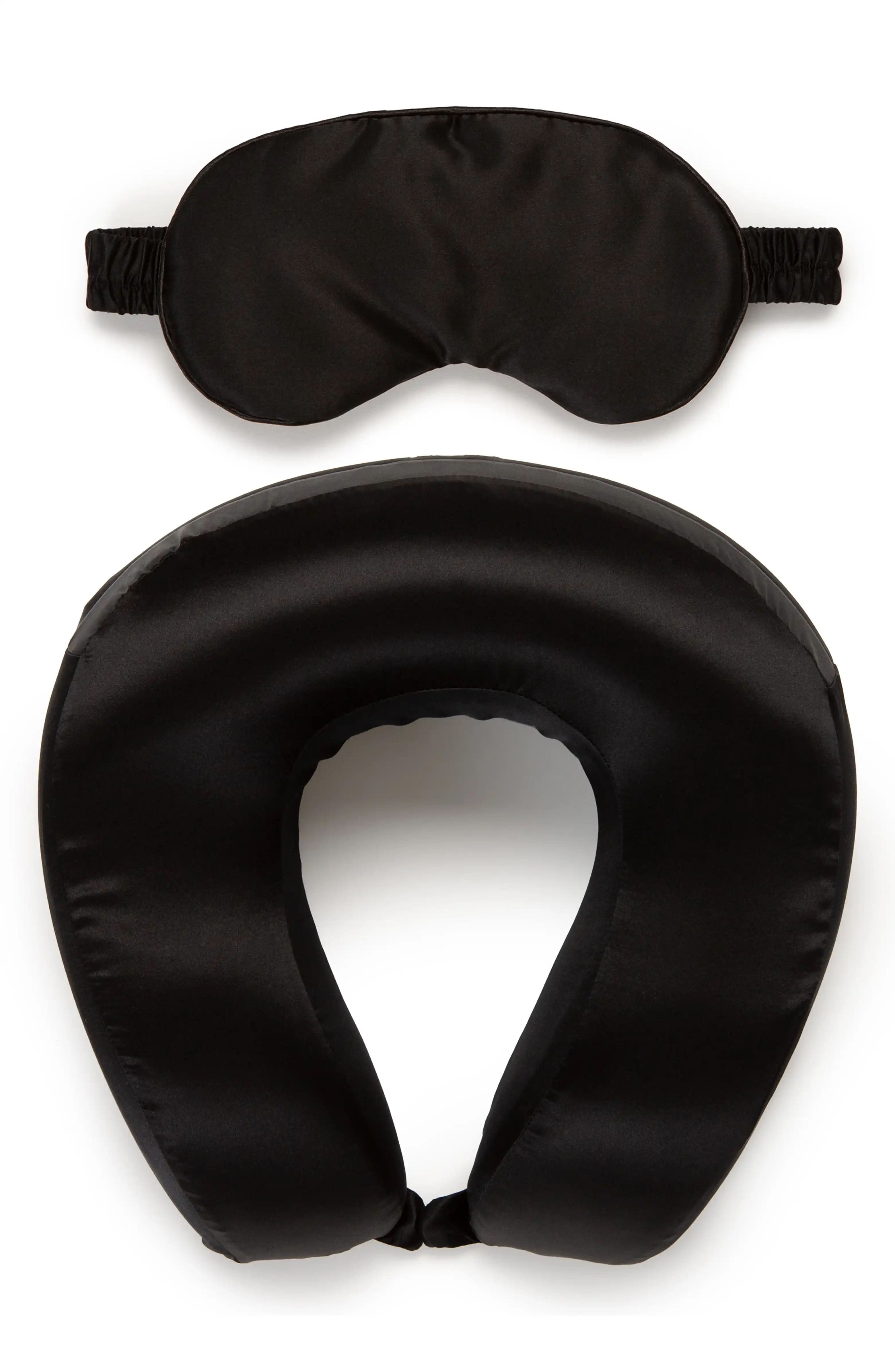 Silk Travel Neck Pillow & Eye Mask Set | Nordstrom