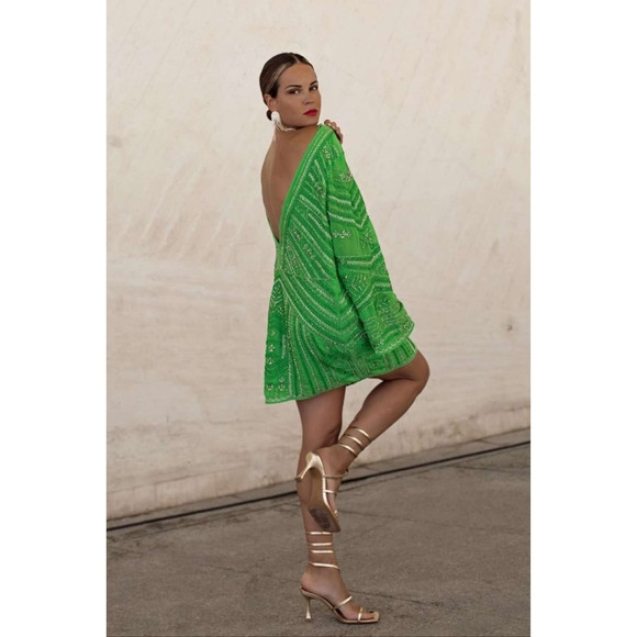 Zara beaded tunic dress | Poshmark