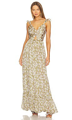 Sabina Musayev Silvia Dress in Lime Print from Revolve.com | Revolve Clothing (Global)