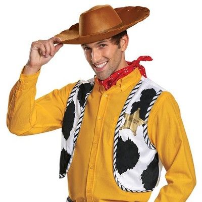 Adult Disney Toy Story Woody 3pc Halloween Costume Accessory Set | Target