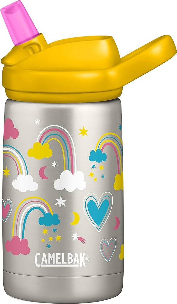 CamelBak Eddy+ Kids Water Bottle with Straw, Insulated Stainless Steel - Leak-Proof When Closed | Amazon (US)