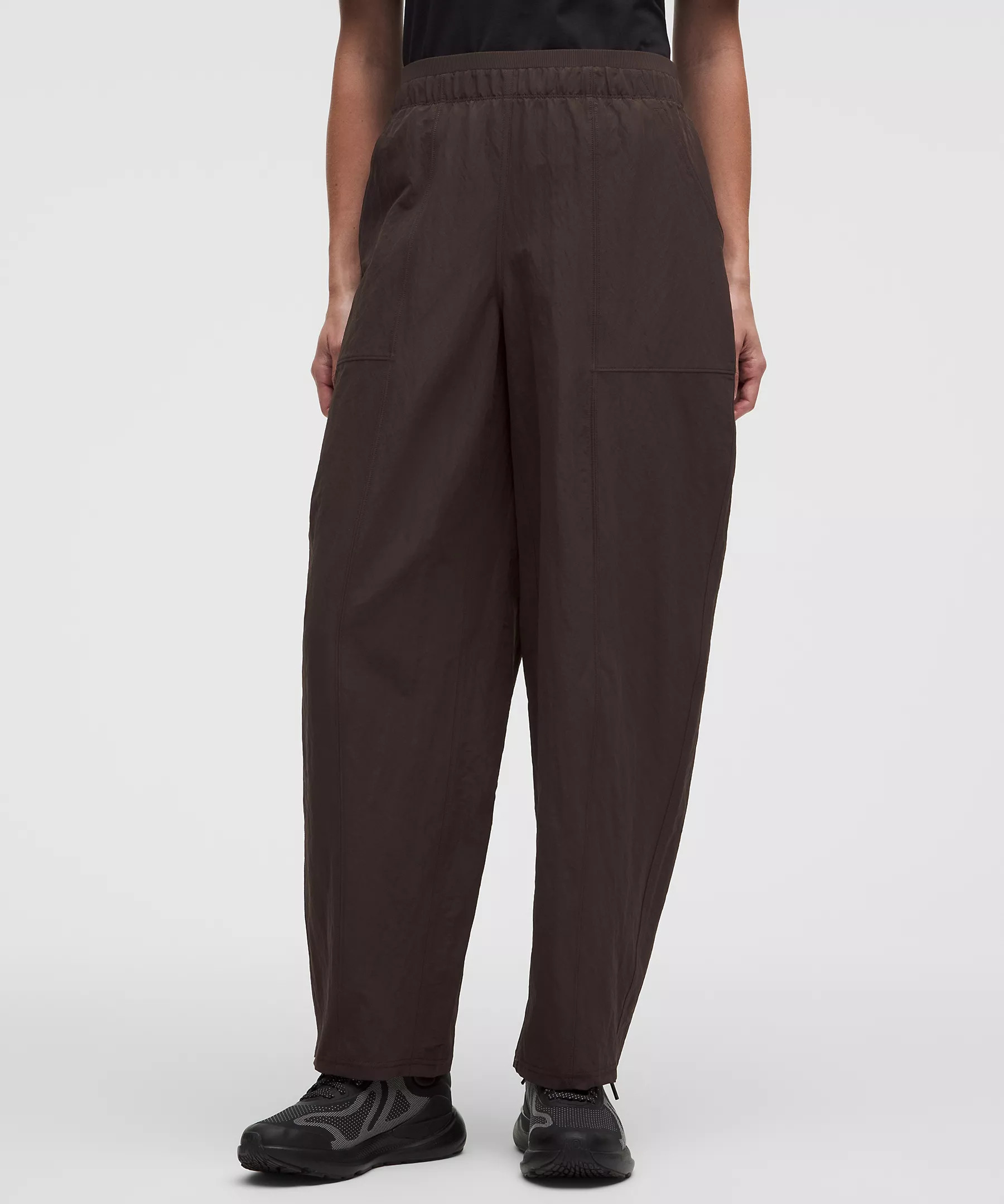 Crinkle Nylon Mid-Rise Barrel-Leg Pant | lululemon (CA)