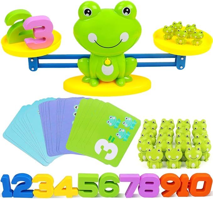 CozyBomB Homeschool Kindergarten Balance Board Game - Preschool Activities Math Learning Stem Mon... | Amazon (US)