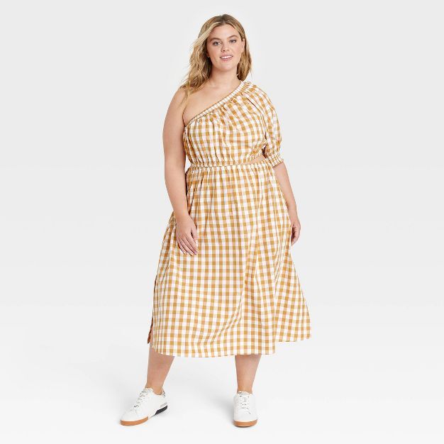 Women's Puff Short Sleeve Cut Out Dress - Who What Wear™ | Target