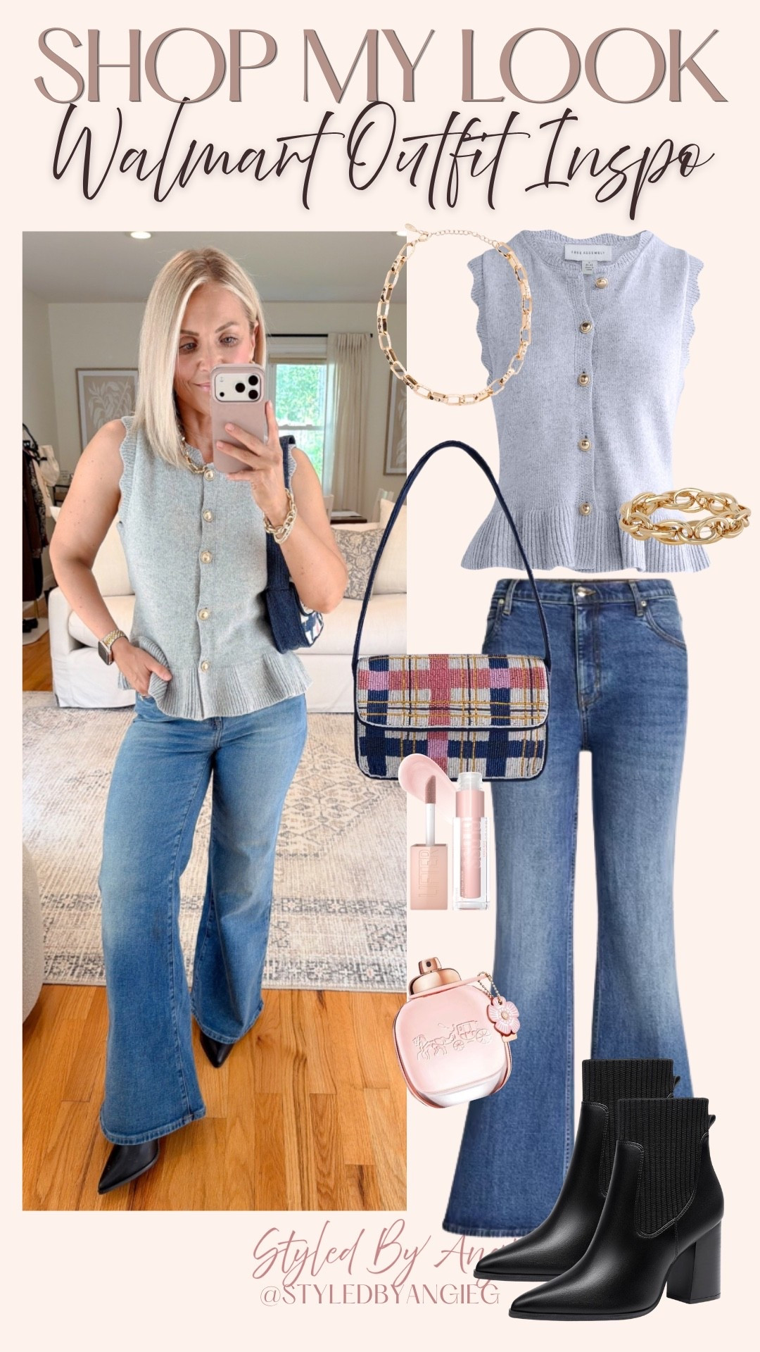 I still can’t believe this is from Walmart 😍 The cutest fall outfit and the quality is so good! 🍂🤎



Walmart fashion, Walmart finds, Walmart outfits, Walmart style, fall outfits, fall outfit inspo, fall fashion, fall jackets, fall sweaters, Walmart jeans, petite style, date night outfit, flare jeans#LTKxWalmart

#LTKPetite #LTKMidsize