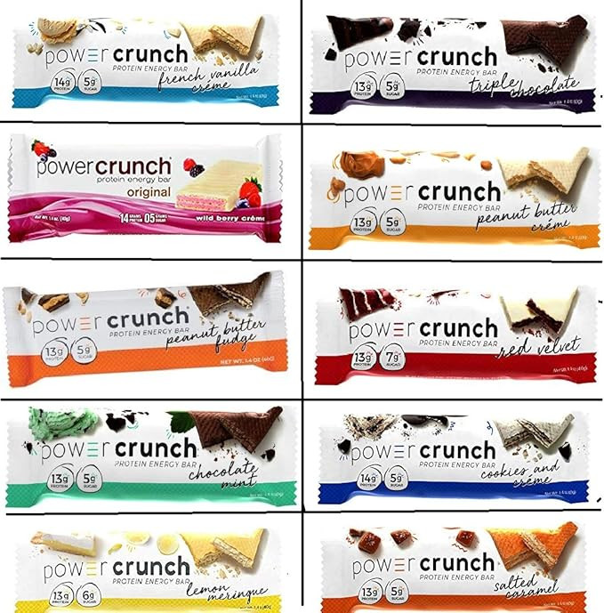 Power Crunch Protein Energy Bar Orignal, Variety Pack, 1.4-Ounce Bar (Pack of 12) | Amazon (US)