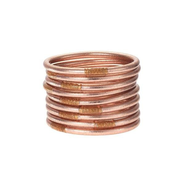 Rose Gold All Weather Bangles® (AWB®) - Serenity Prayer | BuDhaGirl