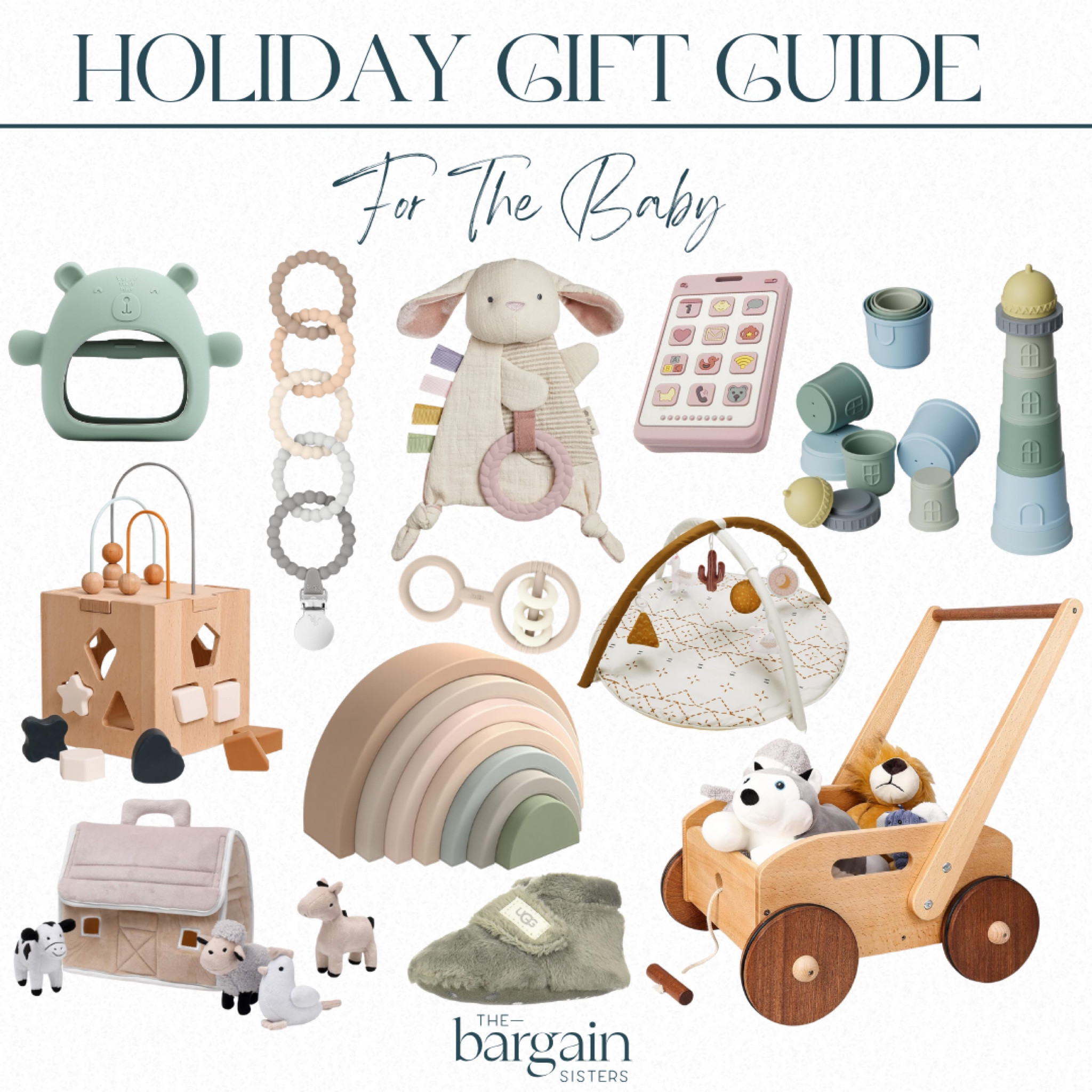 Holiday Gift Guide - For the Baby 

| Christmas Present | Baby Gifts | Baby Present | Baby Toys | Neutral Toys | Activity Mat | Teether Toys | Baby Ugg Boot | Amazon Gifts | Amazon Toys 

#LTKHoliday #LTKGiftGuide #LTKbaby