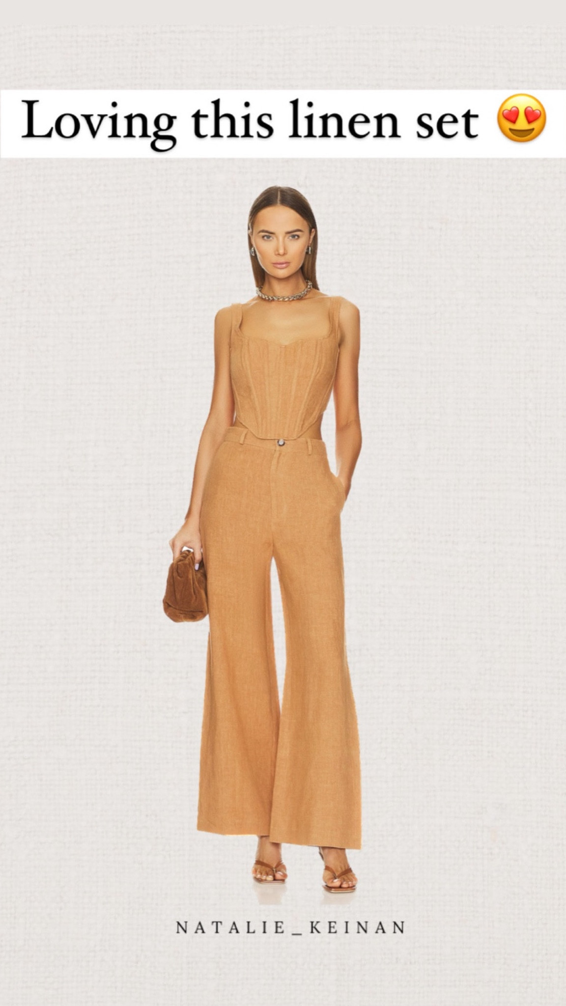 Revolve linen set. Corset bustier linen set  



#LTKstyletip #LTKSeasonal #LTKtravel