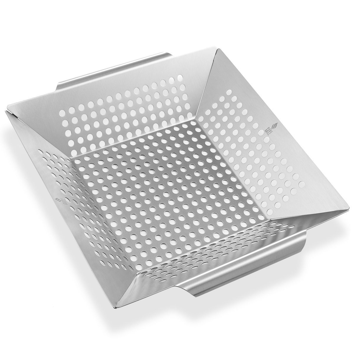 Pure Grill Stainless Steel Vegetable Grilling Basket - Square Wok, Tray, Grill Topper | Target