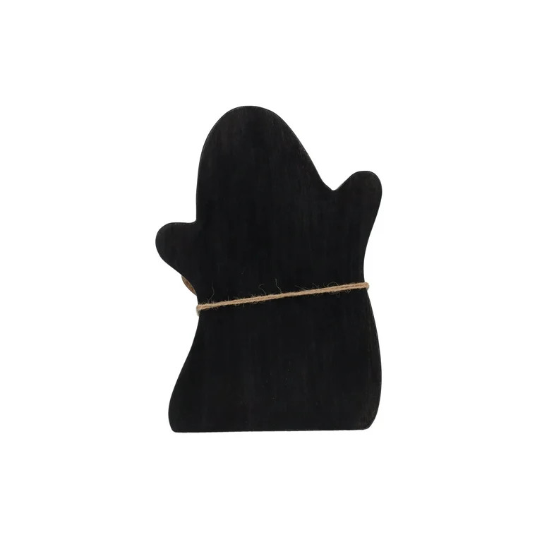 Wood Ghost Centerpiece Decoration Set, Black/Natural/White, 3 Pieces, Halloween by Way To Celebra... | Walmart (US)