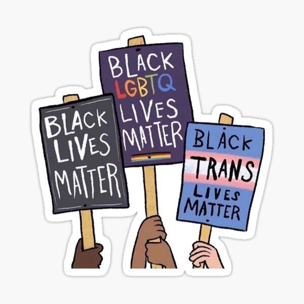 BLM black lives matter Sticker | Redbubble (US)