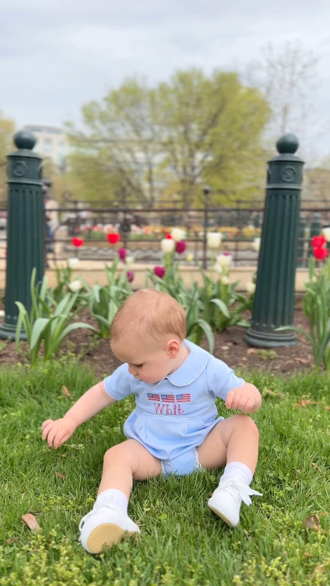 Red, white, and blue bubble!