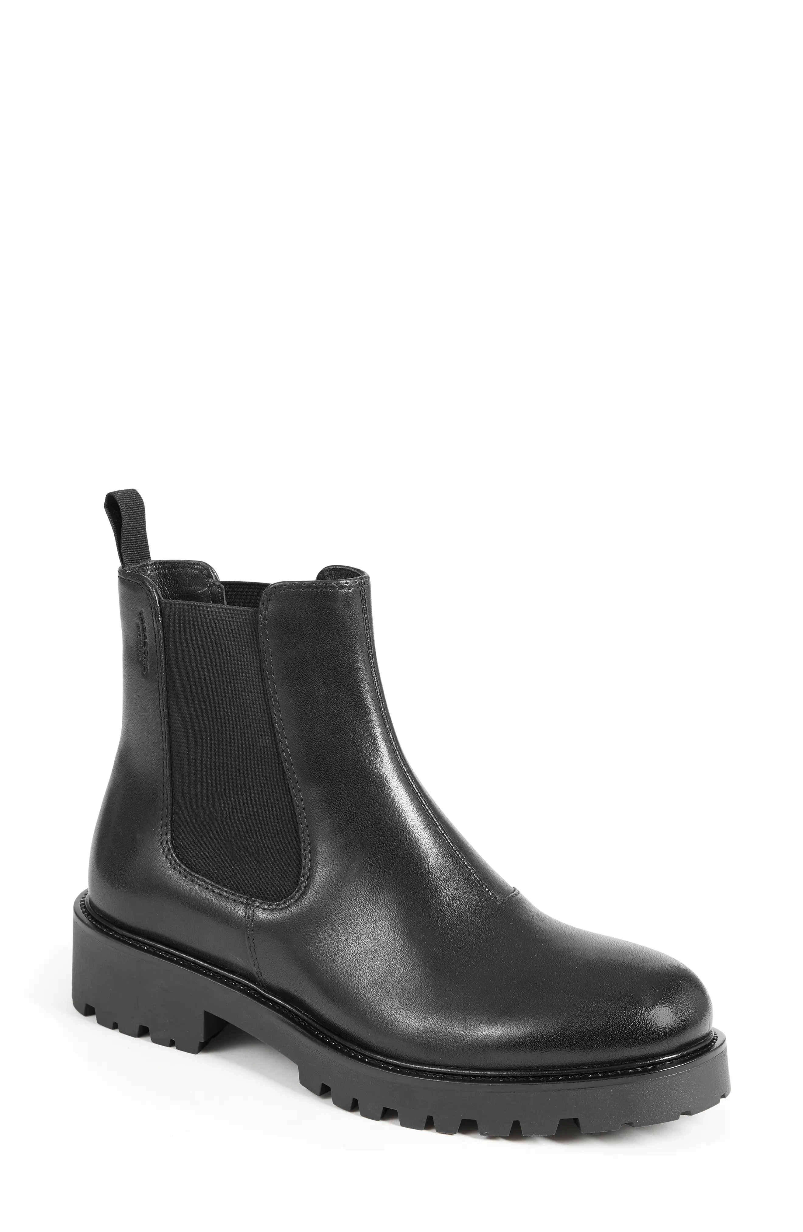 Vagabond Shoemakers Kenova Lug Chelsea Boot in Black Leather at Nordstrom, Size 11Us | Nordstrom