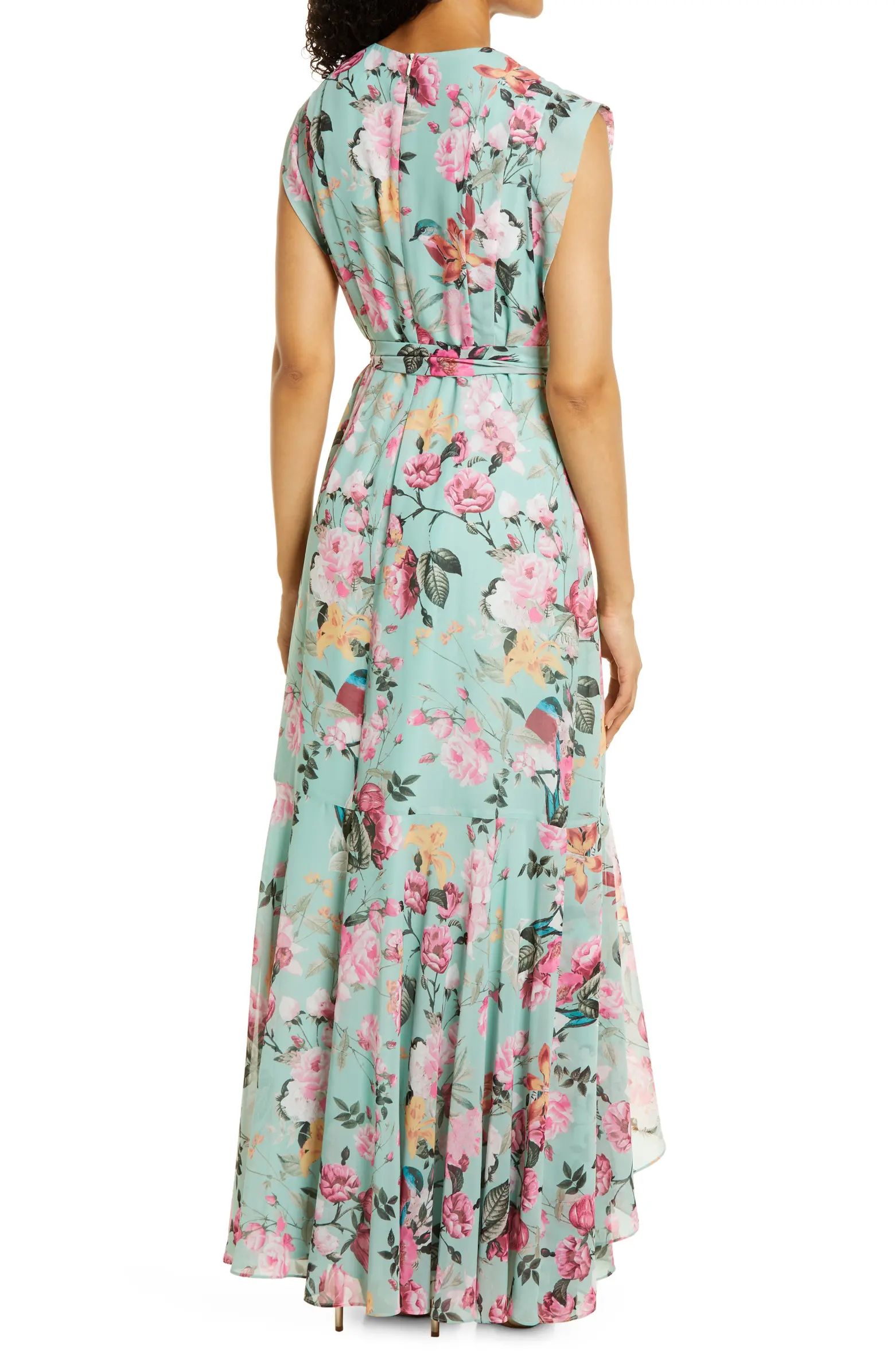 Eliza J Floral Faux Wrap Maxi Dress | Nordstrom | Nordstrom