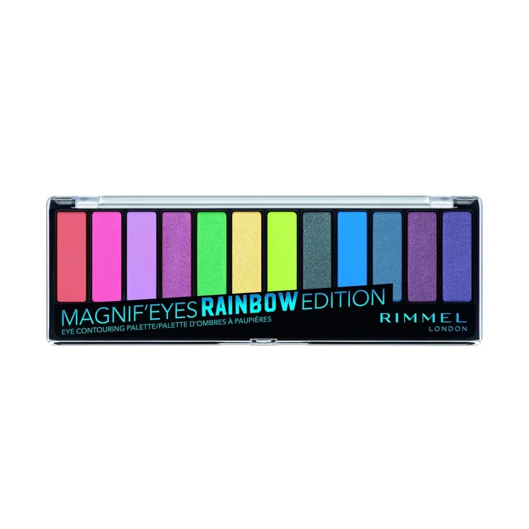 Rimmel Magnif'eyes Eyeshadow Palette, Rainbow, 0.5 oz | Walmart (US)