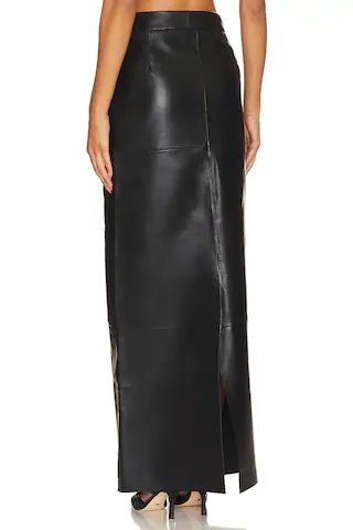 LAMARQUE Mariette Maxi Skirt in Black from Revolve.com | Revolve Clothing (Global)