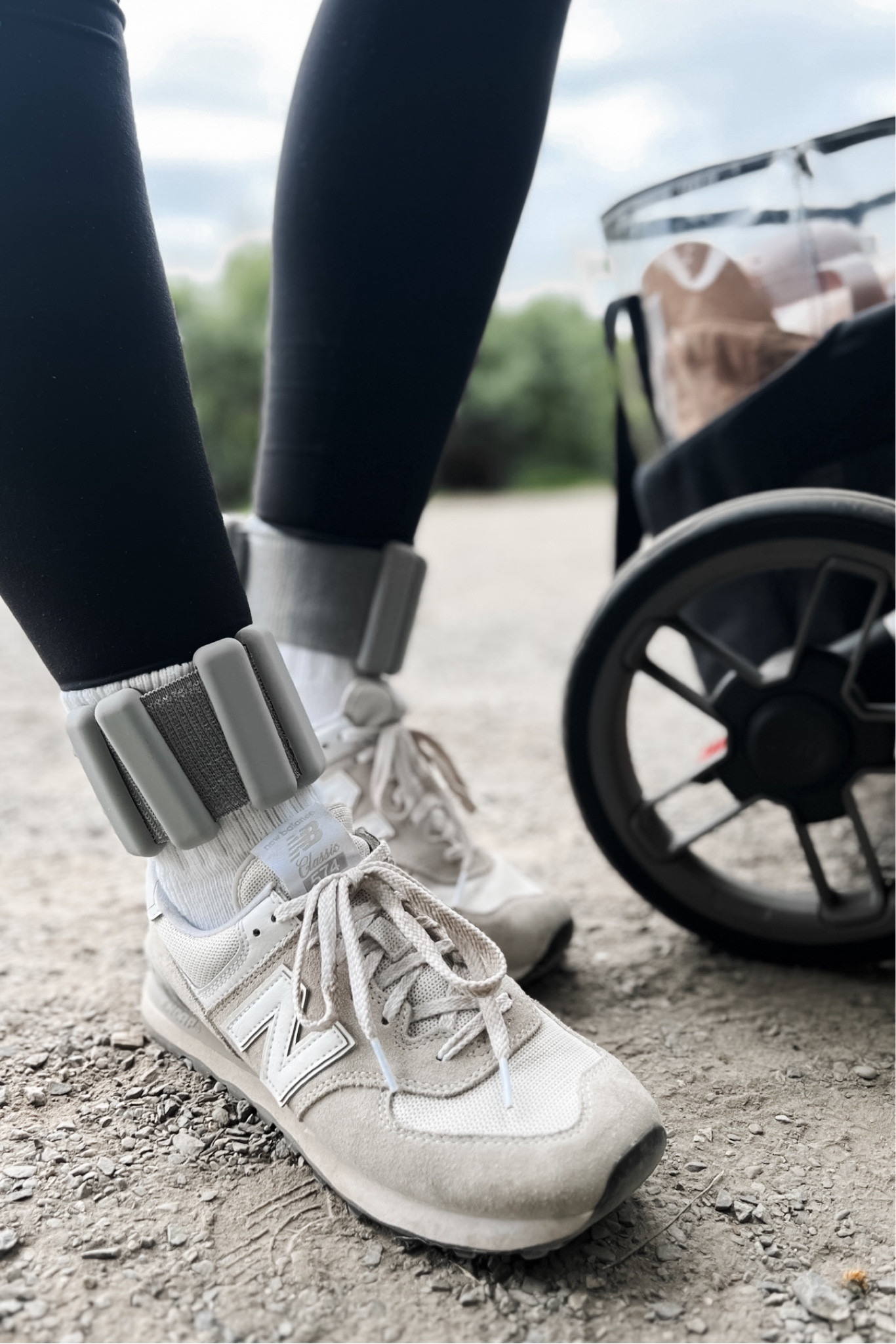 Trying to work on adding some cardio back into my life by taking the girls for some wagon / stroller walks on fair weather days. For a little extra oomph I strap these ankle weights on and I can absolutely tell a difference by the end of my walk! They create the perfect additional resistance. 

#LTKFitness #LTKActive