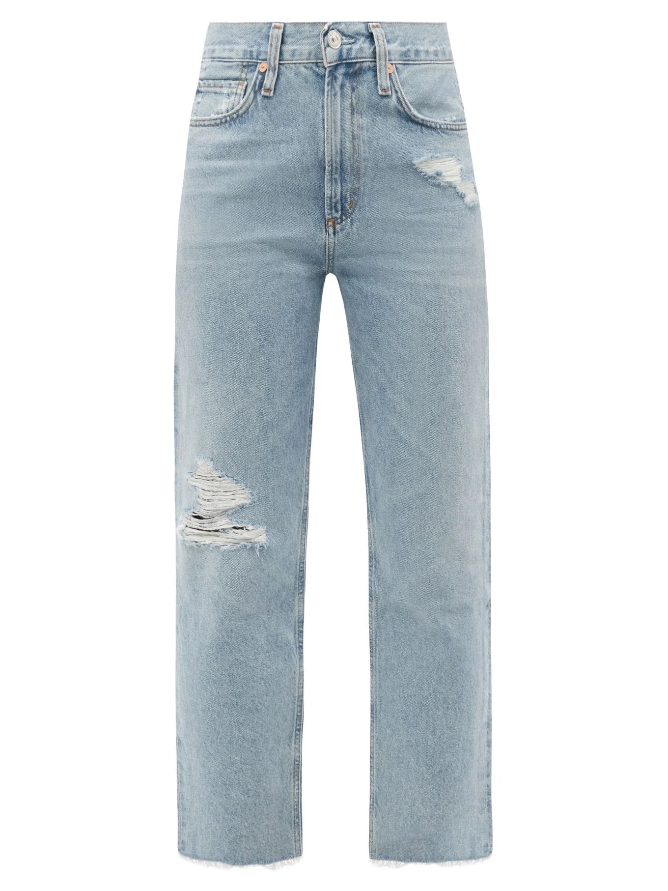 Daphne high-rise distressed cropped-leg jeans | Citizens of Humanity | Matches (US)