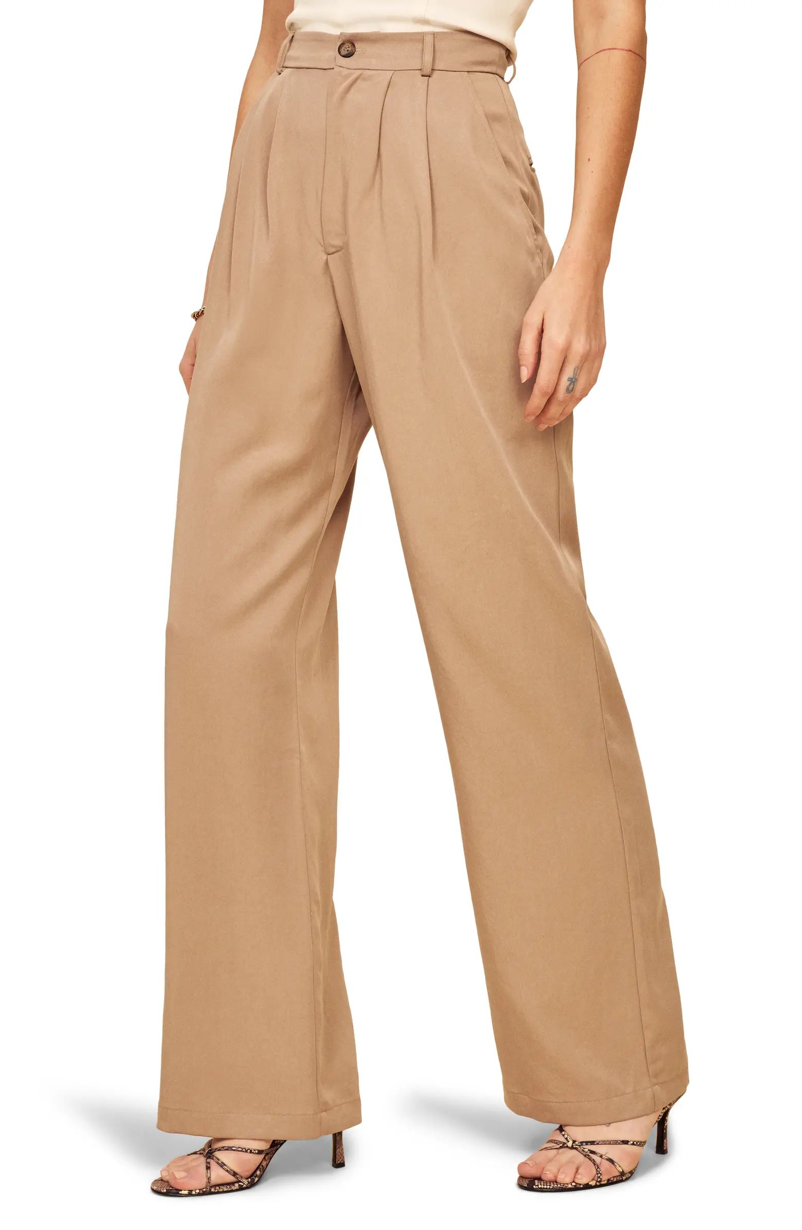 Reformation Mason Wide Leg Pants | Nordstrom | Nordstrom