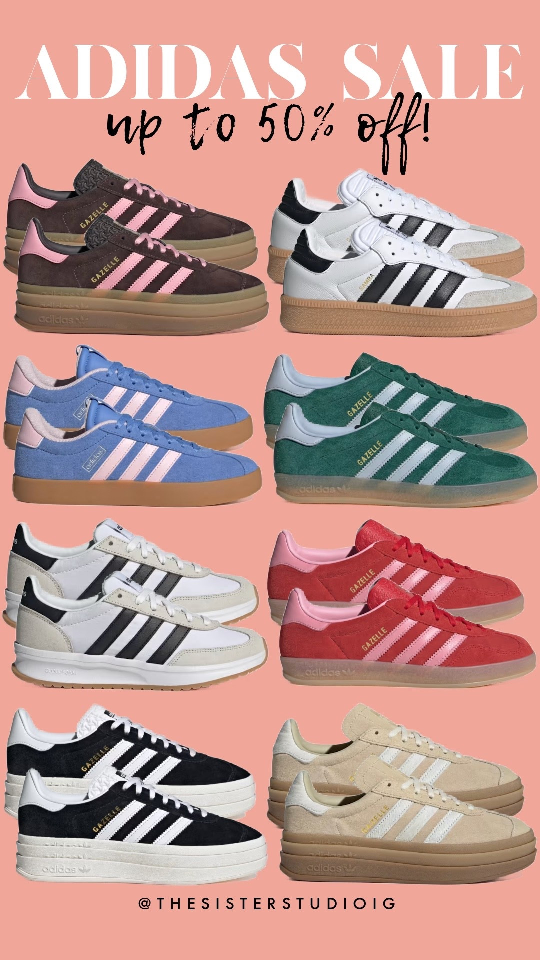 Adidas best sellers up to 50% off!

#LTKSaleAlert