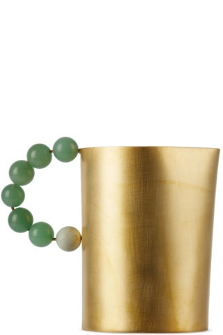 Gold Perline Milk Container | SSENSE