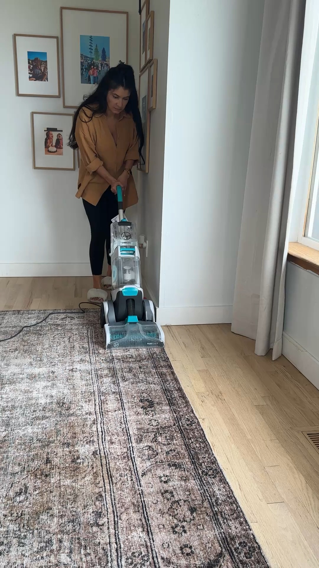 Rug, refresh! Clean with/ rug edition! My rug was very dirty, but this Hoover carpet cleaner saved it. From every day, traffic and pets and pet messes. My rug was struggling. If you own rugs or carpets, I definitely recommend having a carpet cleaner/upholstery cleaner. I was very impressed with the suction on this machine. It completely gave my rug, a new life! Cleaning gadgets/ cleaning. Must have/ Moody rug /Loloi rugs /home Must-have / pre Christmas clean.