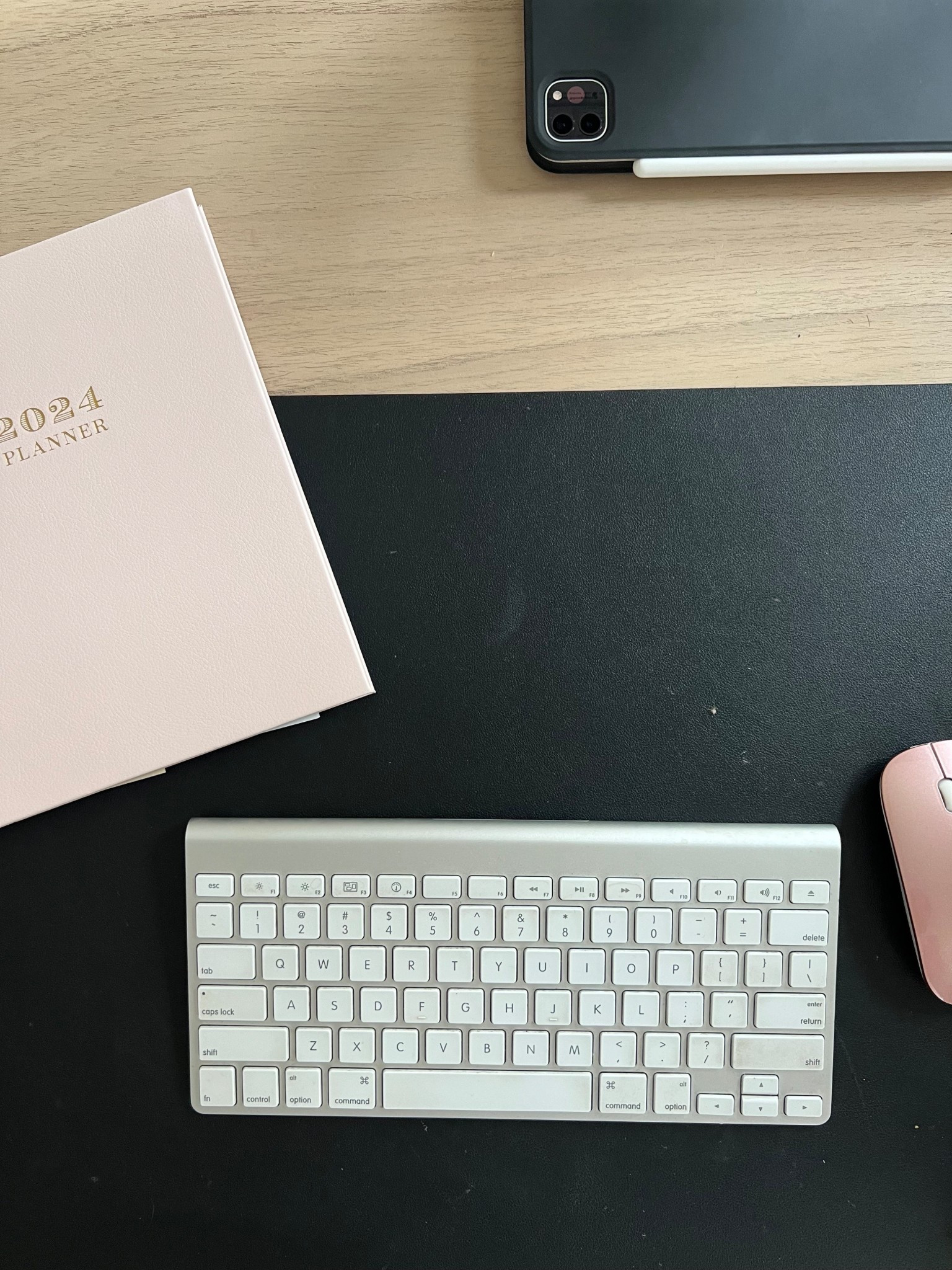 This is my everyday setup—minimal and functional with pieces I use daily. The CB2 desk is a favorite for its sculptural look, and I keep it clean with a wireless Apple keyboard, Amazon desk mat, and a soft blush 2024 planner. Everything I need is in reach, but the vibe still feels intentional.

#LTKHome #LTKStyleTip #LTKOver40