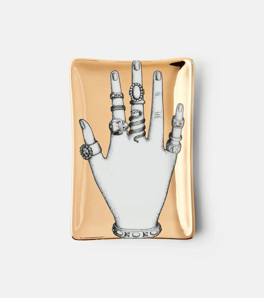 Fornasetti Mano Con Anelli porcelain ashtray | Mytheresa (US/CA)