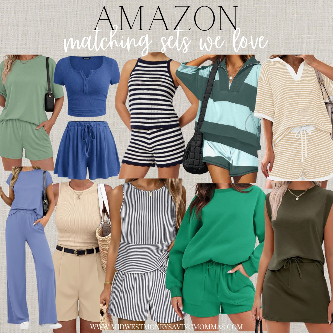 Matching sets we love!

Amazon fashion Amazon finds matching sets summer outfit mom style casual outfit

#LTKmomlife #LTKgrwm #LTKootd