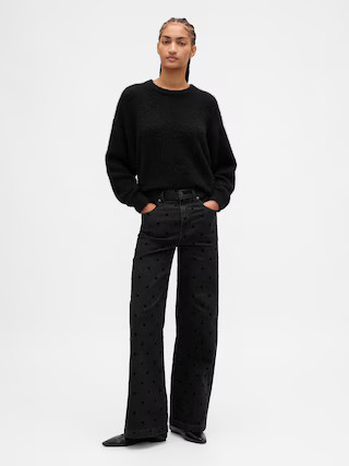High Rise Stride Wide-Leg Jeans | Gap (US)